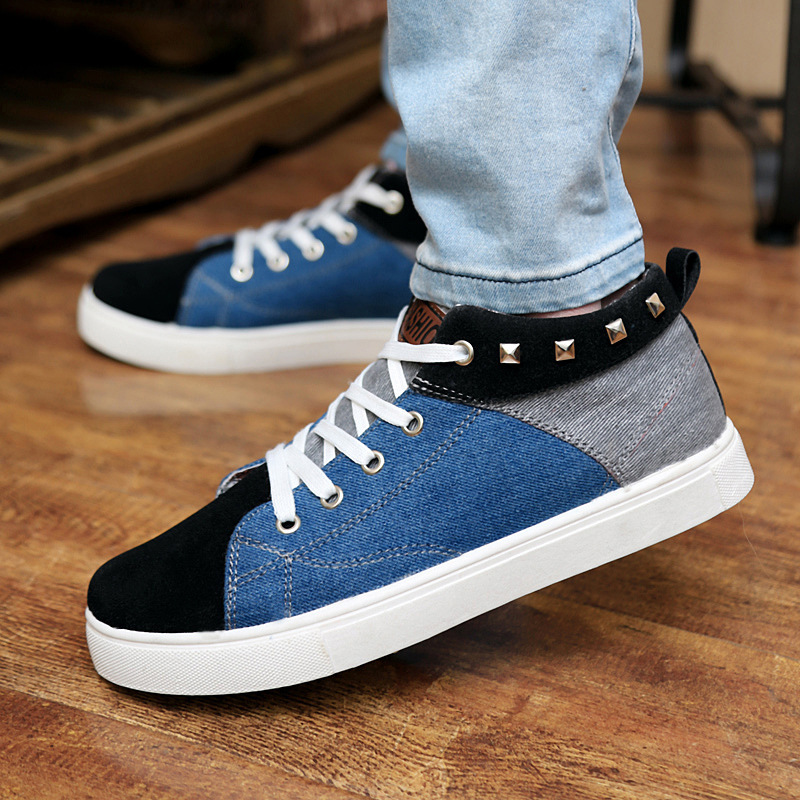 In the spring of 2014 new stylish men s canvas shoes men s shoes wholesale Korean