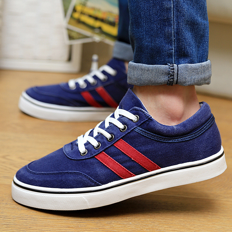2014 new spring men s canvas shoes shoes wholesale Korean version of Metrosexual sports fashion leisure