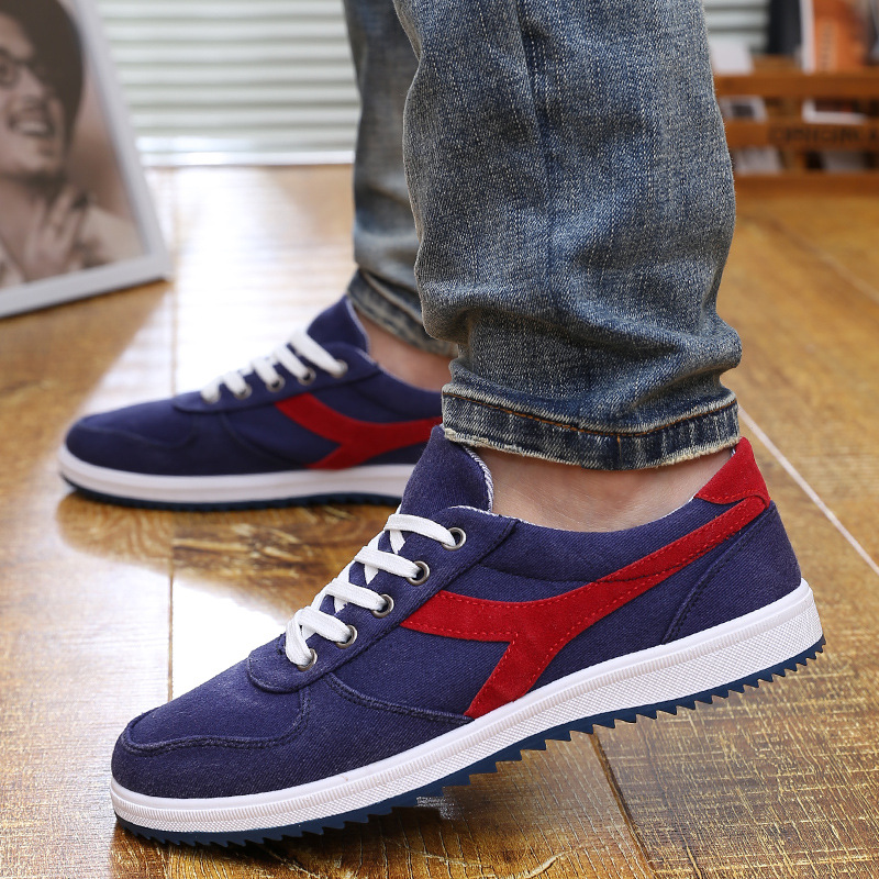 autumn of 2014 new men s shoes wholesale Korean version of the washed canvas shoes