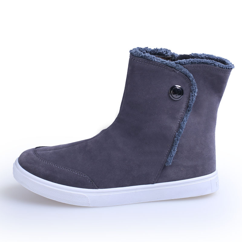 The new 2015 suede leather boots fashion warm cotton brand footwear men s spring and autumn