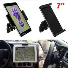 Best Price 7 Inches Universal Adjustable 60-90mm Car CD Slot Mobile Mount Holder Stand For ipad mini For Samsung Tablet PC GPS