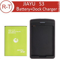 JIayu s3 Battery With Free Dock Charger 100% Original 3100mAH Battery Replacement For Jiayu S3 Cell Phone In Stock
