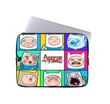 Fashion Cartoon Adventure Time Laptop Sleeve 9 7 10 11 inch computer Bags Cases For MacBook