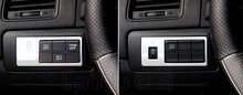 For Mazda CX-5 CX5 2.0 2.5 2012 2013 ABS Chrome fog lamp switch trim interior frame decoration auto parts  1pc