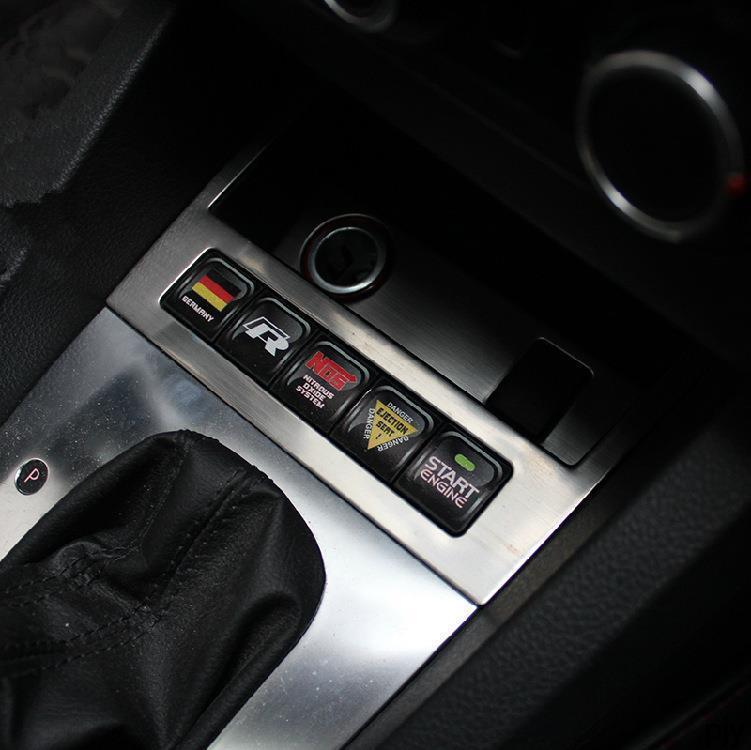 Stainless Steel Console cigarette lighter sequins for 2012 2013 2014 Volkswagen vw Jetta MK6 Accessories
