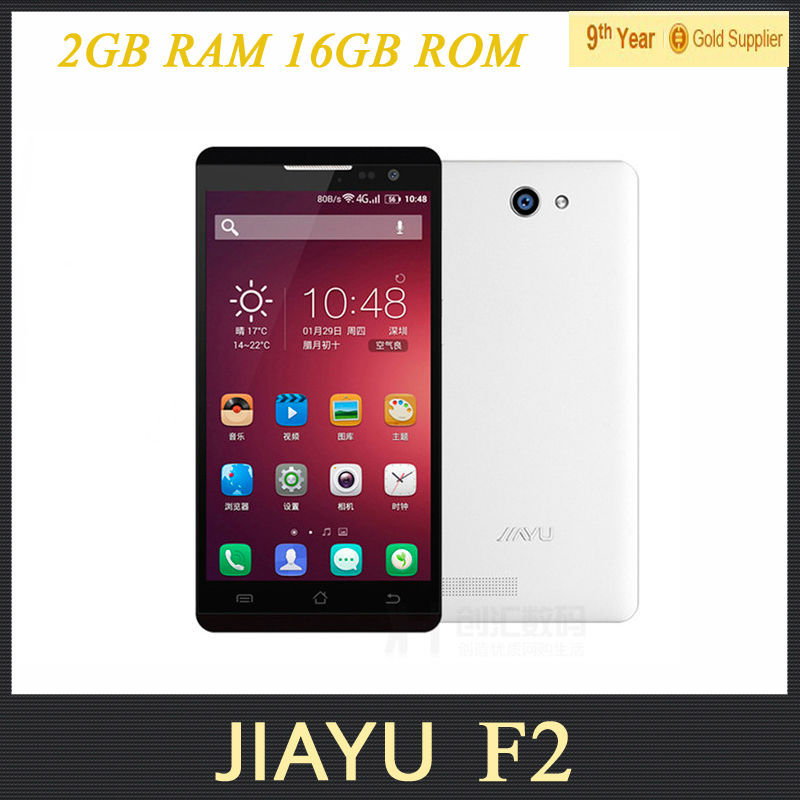 2015 New Original JIAYU F2 4G LTE Cell Phone 5 0 8MP MTK6582 Quad Core 2GB