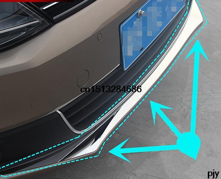 Car Stainless Steel Racing grille Bumper scuff trim products for 2012 2013 2014 Volkswagen vw Jetta
