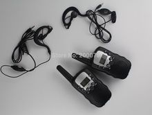 2015 New walkie talkie pair T388 PMR/FRS radio comunicador VOX hand-free talkie radios earphones w/ led flashlight + 99 code