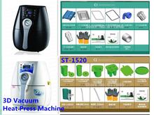 Free by DHL 1 SET ST-1520 3D Mini Sublimation Vacuum Machine Heat Press Machine For Phone Case /Cover Mug Cups Simplify