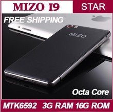 Original MIZO I9 mobile phones Octa Core MTK6592 cellulare 5 Inch cell mobile phone 16.0MP Camera Android cellular smart phone