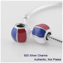 Fits Pandora Bracelet DIY Making Authentic 100% 925 Sterling Silver Original Beads Enamel Charm Women Jewelry 2014 L285