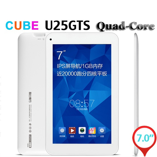 Cube U25GT Super Edition 7 Inch MTK8127 Quad Core 1GB 8GB Tablet PC IPS 1024 600
