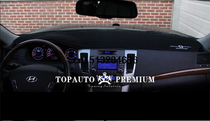 Car Dashboard Avoid light pad Instrument platform desk cover Mats Carpets suitable for Hyundai Santa Fe