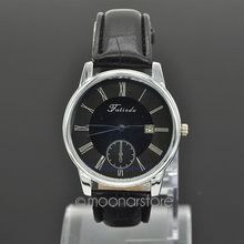 Men s Fashion Casual PU Leather Band Quartz Analog Wrist Watch B MPJ710 A5