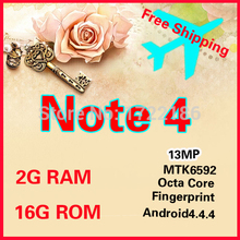 Android phone MTK6592 Octa core Original Logo 2G RAM Note4 Phone 5.7 inch 16MP N910 N9100 MTK6572 Dual Core Note 4 Mobile phone