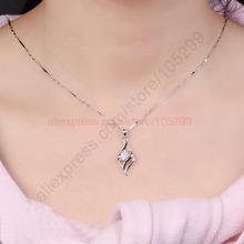 2015 Angle Wing Flying Nice 925 Sterling Silver Jewellery Pendant Necklace Korea Stylish Earring Jewelry Sets