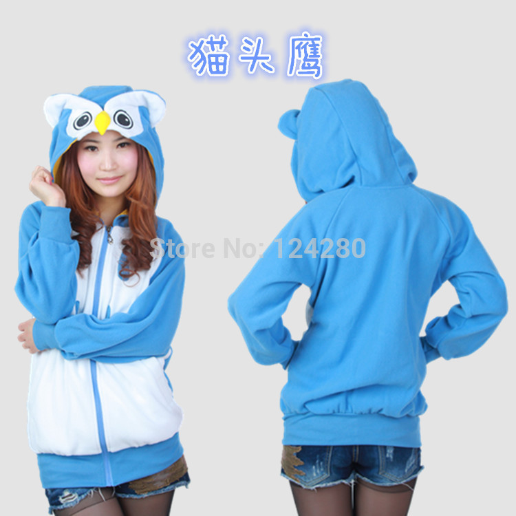 owl hoodie with ears