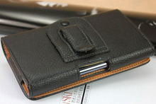 Smooth pattern Lichee pattern Leather phone bags cases with Belt Clip For lenovo k3 note Cell