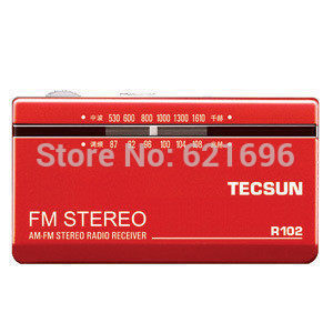 Tecsun R 102 AM FM stereo radio