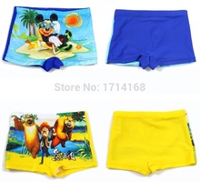 Free Shipping Kids Swim suits Cartoon boys swimming trunks short pants Drop shipping