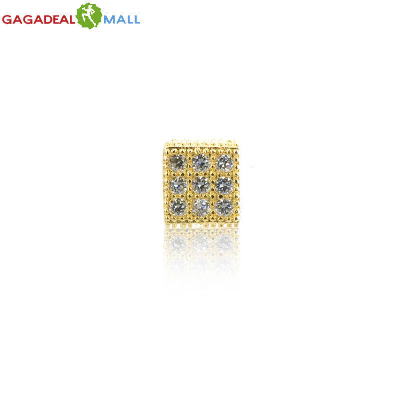 wholesale fashion DIY jewelry austrian zircon crystal gem loose beads fit european pandora charm women girls