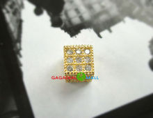 wholesale fashion DIY jewelry austrian zircon crystal gem loose beads fit european pandora charm women girls