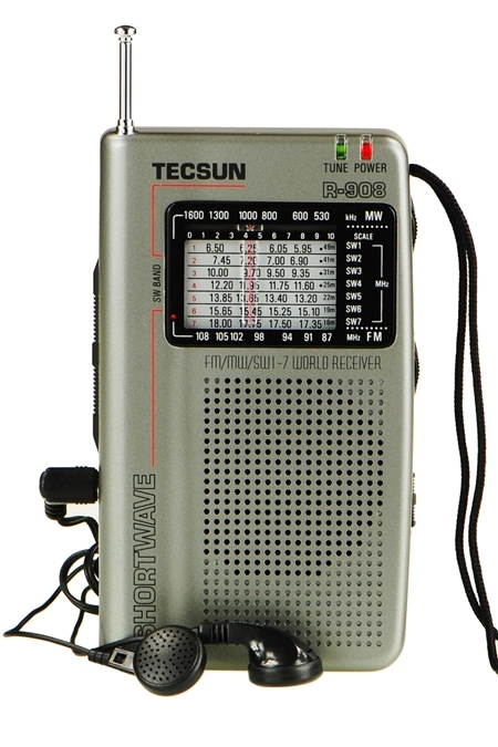 Tecsun R 908 ultra slim FM MW SW wide band radio