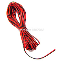 10m (32.8ft) 22awg tinned copper cable, 2pin pvc insulated electrical extension wire for Led strip connecting