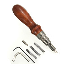 5 in 1 Leathercraft Stitching and Groover Crease Leather Tool