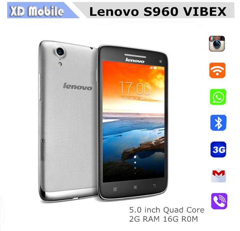 Original Lenovo S960 VIBE X Mobile Phones 5 0 Inch FHD Screen MTK6589W 1 5GHz 2G