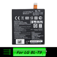 100% original For LG D820 D821 Google Nexus 5 t9 T9 BL-T9 2300mah Battery genuine batterie bateria free shipping