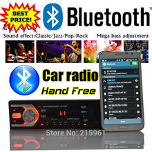 Новый 12 В автомобилей радио стерео bluetooth FM получать автомагнитолы MP3 аудио плеер USB SD MMC порт автомобильный радиоприемник bluetooth в тире 1 DIN размер