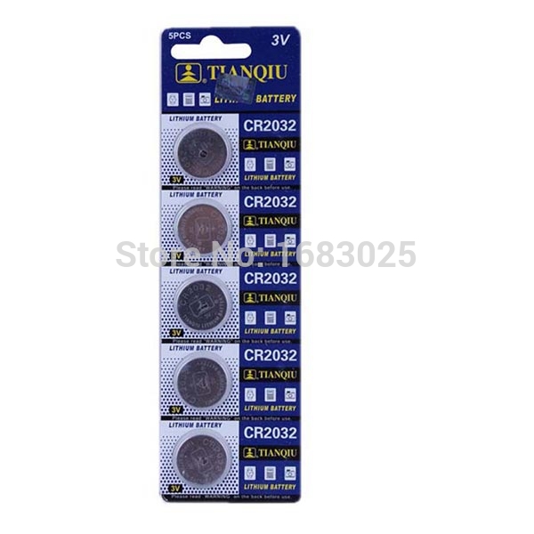Brand New 5PCS TIANQIU CR 2032 Cell Button Coin Battery Watch 3V Toys Calculator
