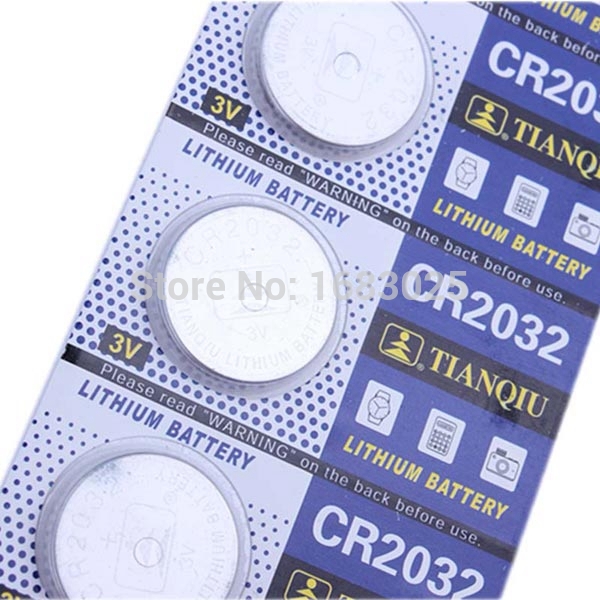 Brand New 5PCS TIANQIU CR 2032 Cell Button Coin Battery Watch 3V Toys Calculator