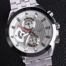 Watch luxury men genuine quartz jewelry Japan movement stainless steel alloy watch drop shipping