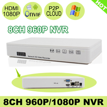 8CH NVR Support Onvif 2.0 HDMI Output P2P Network Video Recorder HD 1080P Smartphone View H.264 Easy Access