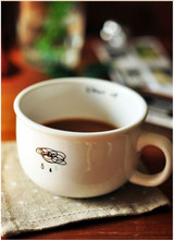 Brief mugs Cute little Creative coffee cup ceramic mug creative Rain sheep bird beard Breakfast milk