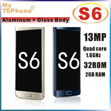 New Arrive S6 G920 phone Metal Glass Body S6 G920 5 1 Quad core MTK6582 2GB