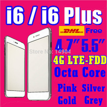 4G LTE Original LOGO i6 phone i6 plus mtk6582 Quad core I6S Metal body Smart phone 5.5″ Android 4.4 2GB RAM 64GB ROM cell phones