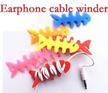 Free Shipping 30pcs New Arrival Novel Consumer Electronics Accessories & Parts Cable Winder Earphone Cable Winder