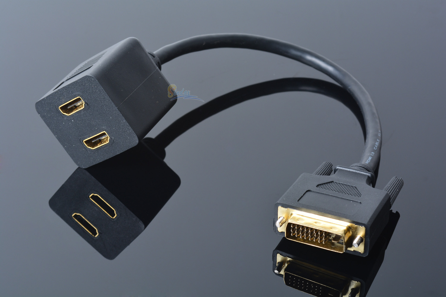 Купить DVI к hdmi * 2 dvi, один с двумя dvi-hdmi кабель, drag провод с