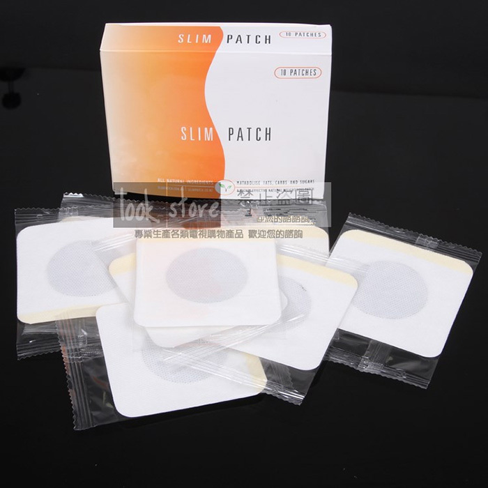 Slimming Patch With Package Navel Stick Magnetic Slim Patches Sharpe Weight Loss Burning Fat 10pcs lot
