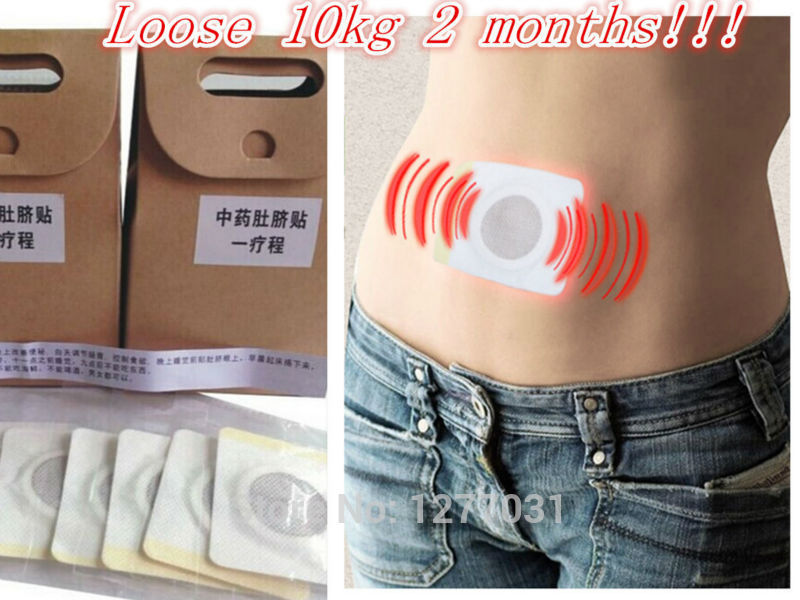 40pcs Authentic Chinese Medicine Magnet Navel stickers Magic Lose Weight Without Side Effects Burn Fat Slimming