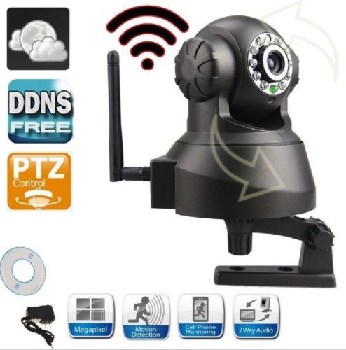 New Wireless WiFi HD Pan Tilt Zoom IP Smartphone Security Camera 2 Way Audio Motion Detection