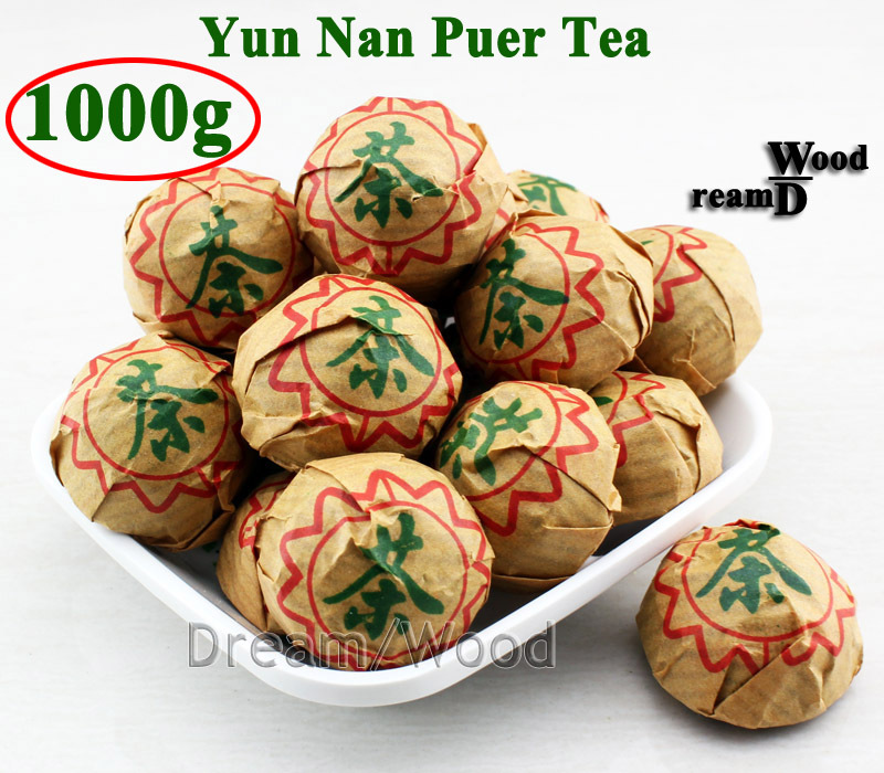 Premium Ripe Chinese puer tea 1kg Chinese Yun nan puer tea 1000g 2 2 LB Shu
