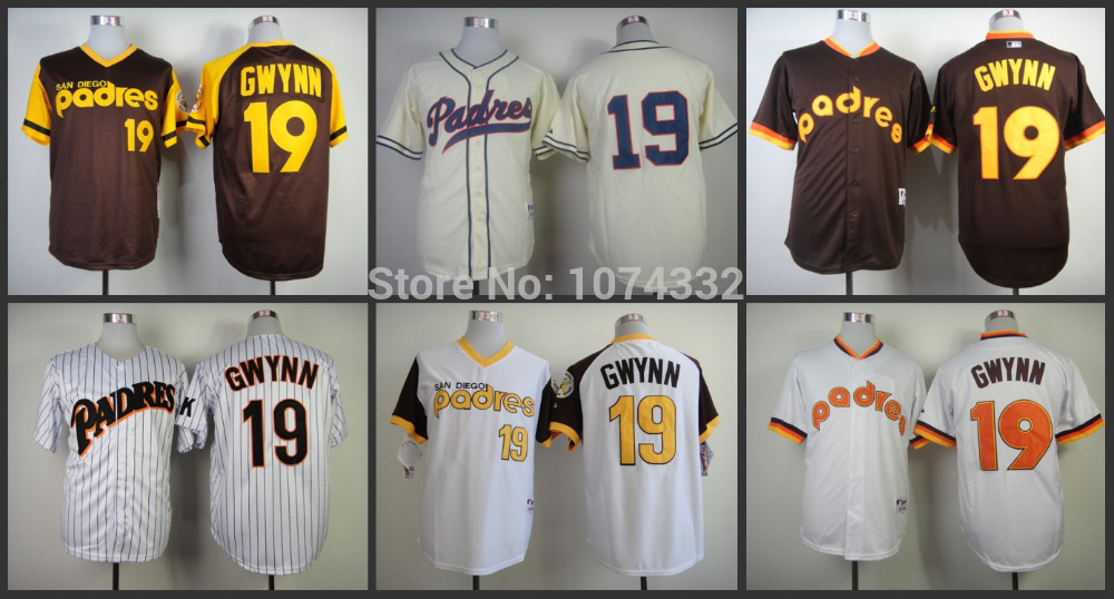 Padres baseball jersey 19 /s/3xl throwback San Diego Padres Tony Gwynn baseball Jersey
Padres baseball jersey 19 /s/3xl throwback San Diego Padres Tony Gwynn baseball Jersey