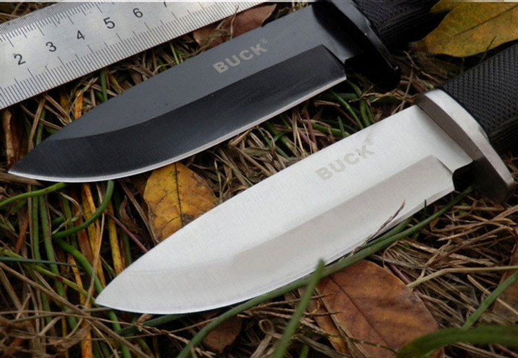 2pcs lot Hot BUCK 768 Knives Fixed Blade survival tactical tool Hunting Knife Survival Knife Two