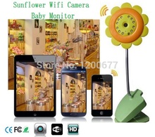 Flower IP camera wifi baby monitor radio babysitter Nightvision baba electronic nany monitor support IOS Android