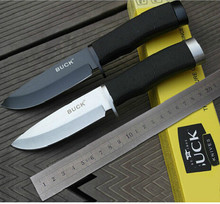 Hot!!! BUCK 768 Knives Fixed Blade survival tactical tool Hunting Knife Survival Knife Two Color