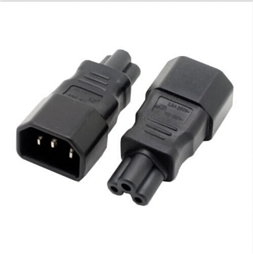 2015 New Special Offer 1 PCS IEC 320 C14 to C5 Adapter C5 to C14 AC